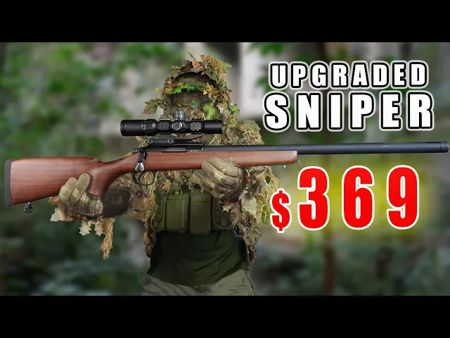 upgraded sniper rifle is awesome (airsoft bb gun